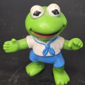 Vintage 1986 Baby Kermit the Frog from Jim Henson's Muppet Babies